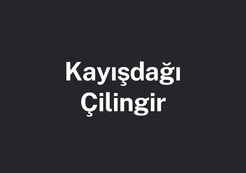 Kayışdağı Çilingir